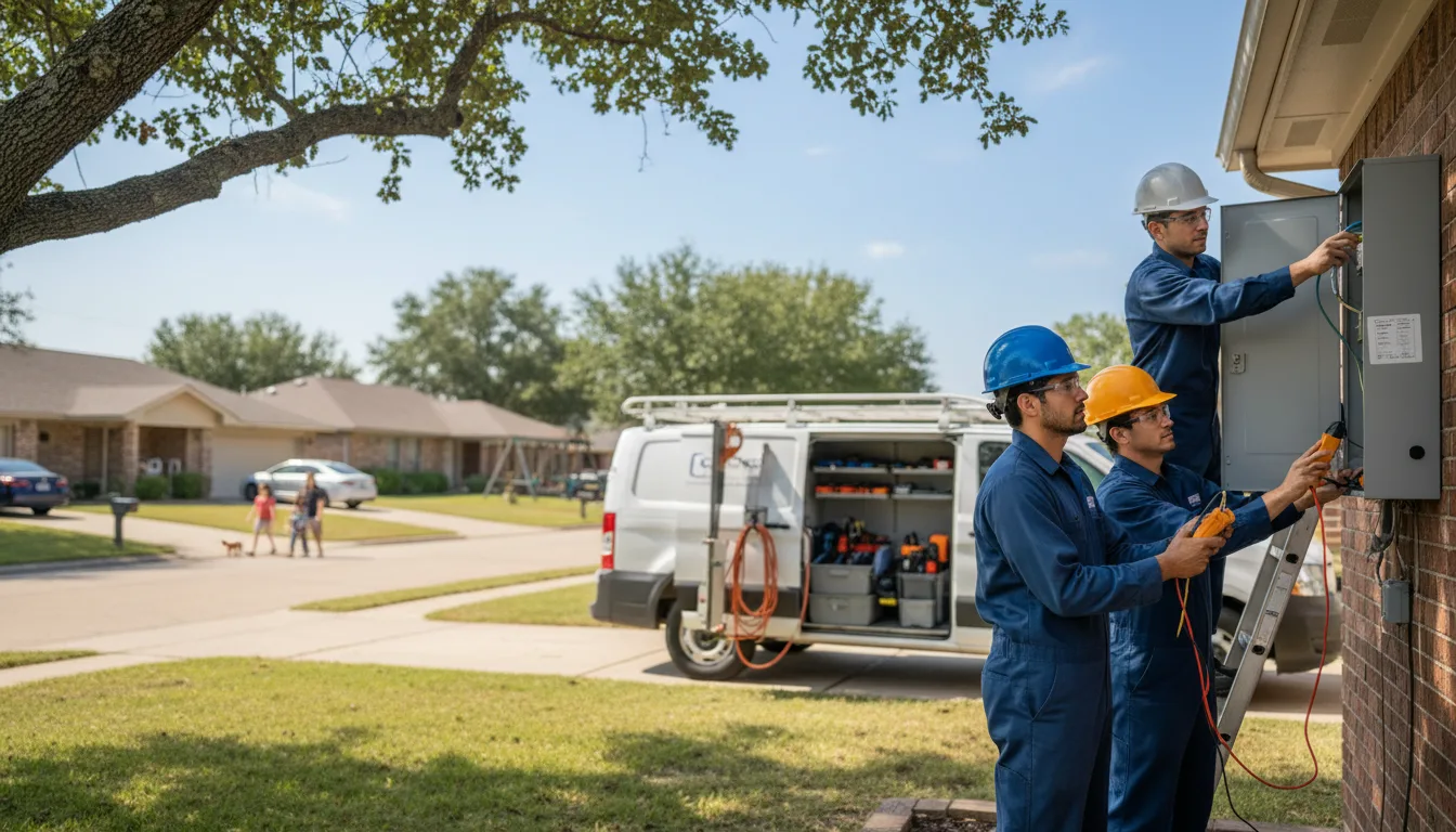 Certified electrician providing emergency electrical services in Fullerton, ND